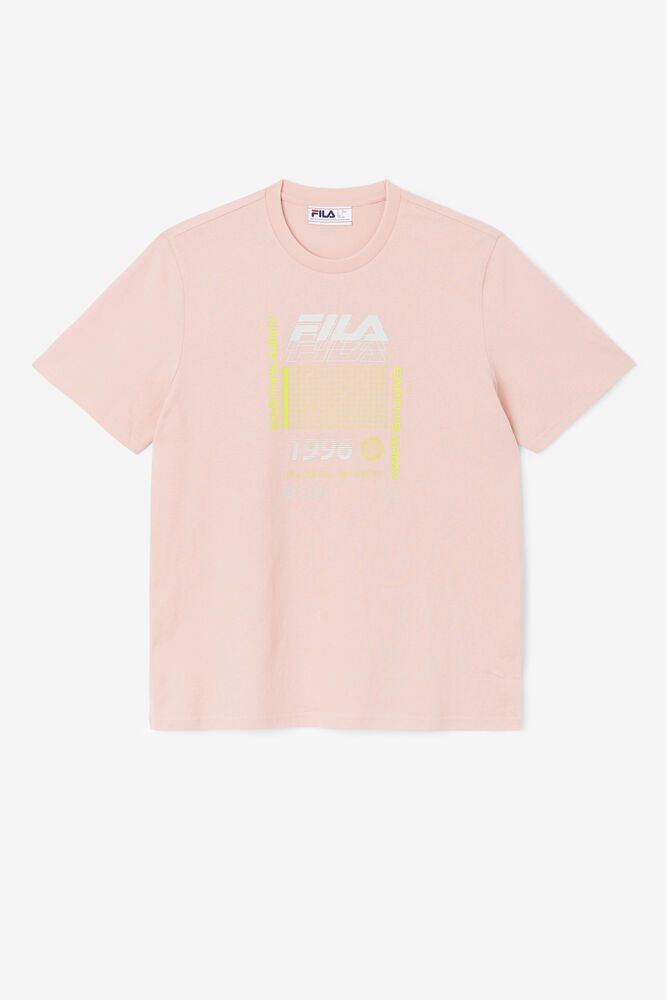 Fila Kosala T-Shirt Coral - Mens - 68134IPQB